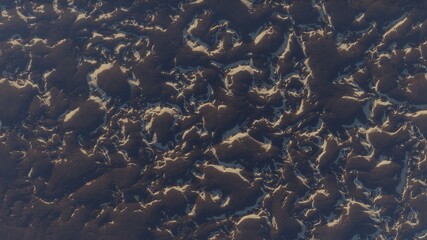 abstract cosmic texture, beautiful alien planet in far space, detailed planet surface, abstract aerial view, abstract texture, science fiction, cosmic landscape