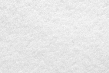 Winter texture of fresh white snow.