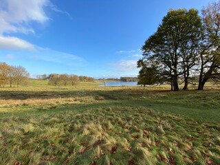 Tatton Park in Cheshire in the Autumn Sunshine
