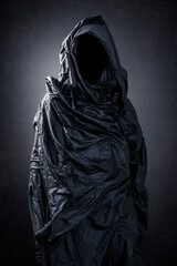 Fototapeta na wymiar Ghostly figure in the dark