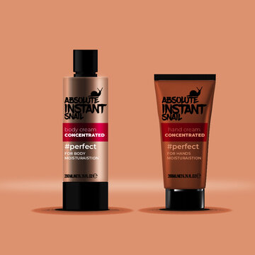 Cosmetics Bottles, LUXURY COSMETICS PACKAGING template design, Label design, cosmetic mock up design label template