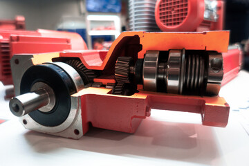 Gear motors. Flat two and three-stage