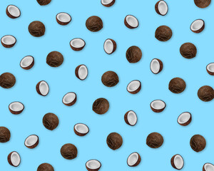 coconut pattern wallpaper fruit background