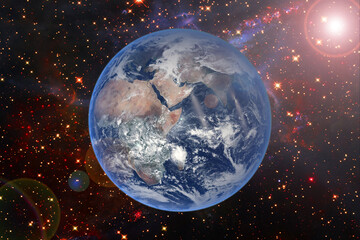 High quality Earth image. The elements of this image furnished by NASA.