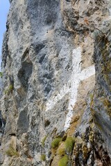 Ostrog monastery. View of the upper monastery Ostrog