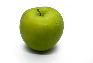 green apple isolated on white