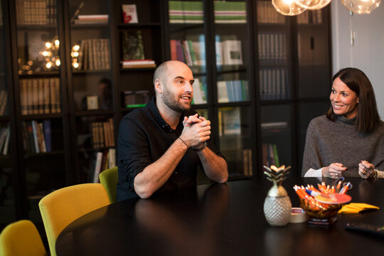 People at business meeting, Sweden