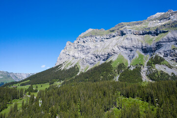 Oeschinensee mountains near Kandersteg, Switzerland