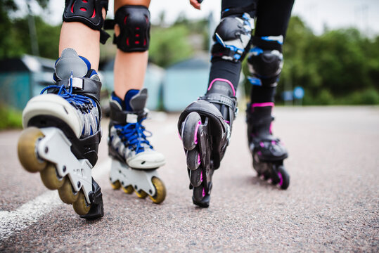 People inline skating, Sweden