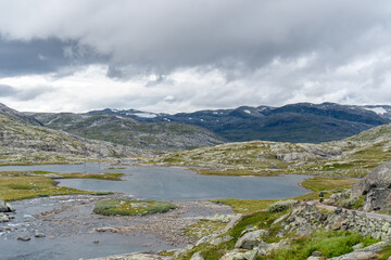 Fototapeta na wymiar Ulvik kommune, Norway - augustus 2019