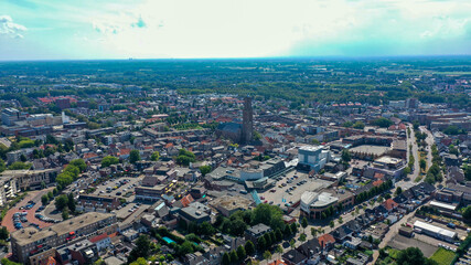 Fototapeta premium city aerial view