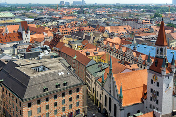 Naklejka na ściany i meble Munich historical center
