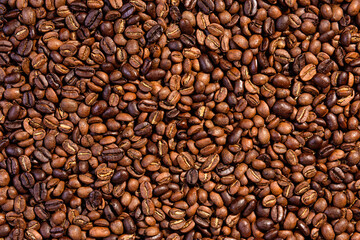 Coffee beans background