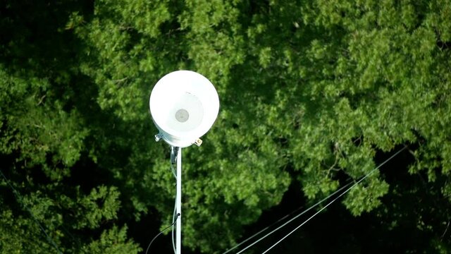 Rain gauge water aerial rainfall shot tower forest wood science research scientific weather meteorology funnel falling atmospheric onto precipitation measurement equipment station plastic machine