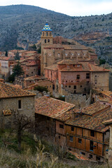 Fototapeta premium A vertical shot of Catedral de Albarracín in Spain 
