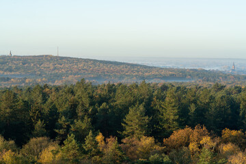 autumn landscape in the mountains