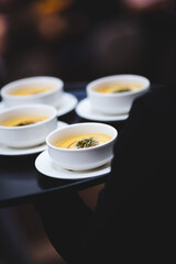 Yellow corn soup
