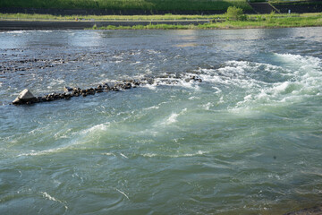 川の風景