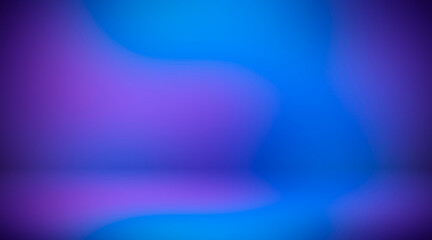 Purple empty room. Blurred background 3d. Abstract lilac background. Studio.