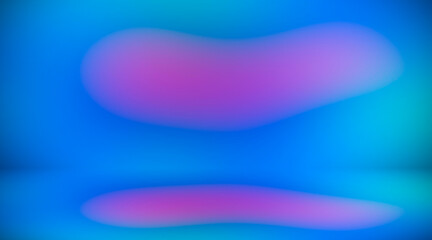 Purple empty room. Blurred background 3d. Abstract lilac background. Studio.