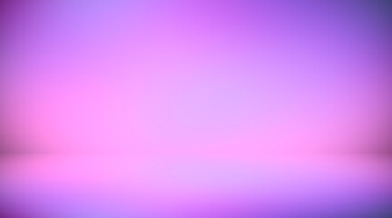 Purple empty room. Blurred background 3d. Abstract lilac background. Studio.