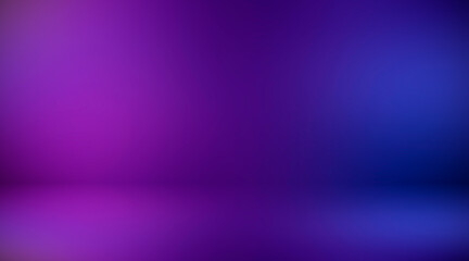 Purple empty room. Blurred background 3d. Abstract lilac background. Studio.