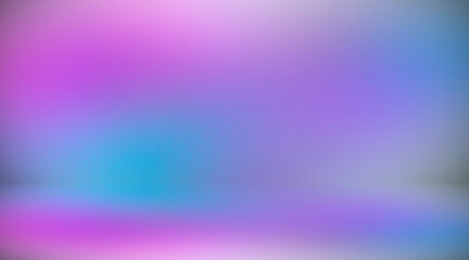 Purple empty room. Blurred background 3d. Abstract lilac background. Studio.