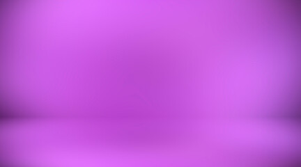Purple empty room. Blurred background 3d. Abstract lilac background. Studio.