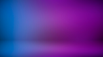 Purple empty room. Blurred background 3d. Abstract lilac background. Studio.