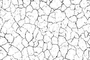 Cracks seamless pattern. Cracking background. Crack marble texture. Abstract grunge urban for overlay effect. Cracked texture. Modern stylish crackle for design prints. Distressed asphalt. Vector 