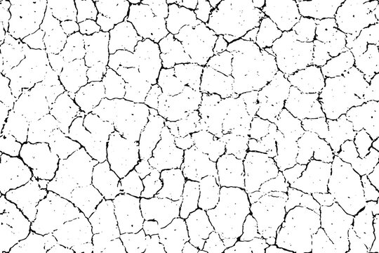 Cracks seamless pattern. Cracking background. Crack marble texture. Abstract grunge urban for overlay effect. Cracked texture. Modern stylish crackle for design prints. Distressed asphalt. Vector 