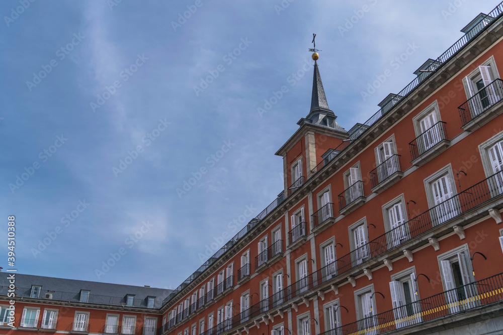 Wall mural plaza mayor madrid spain