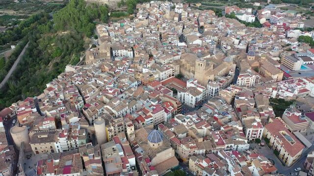 View over the city of Segorbe. Province of Valencia. Spain