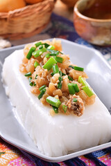 Hakka traditional cuisine -  Rice pudding / Rice cake 