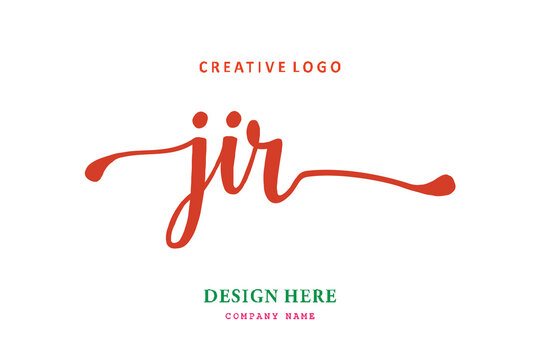JIR lettering logo is simple, easy to understand and authoritative