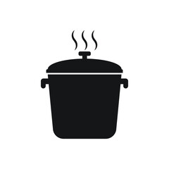 Rice cooker icon isolated on white background