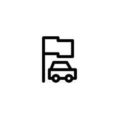 Car Event Sale and Sport Icon, Logo, Vector