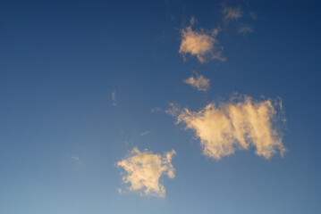 夕焼け　雲
