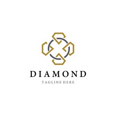 Diamond logo template