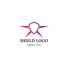Shield logo template