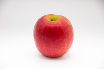 red apple isolated on white