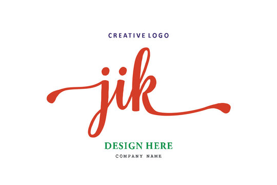 JIK lettering logo is simple, easy to understand and authoritative