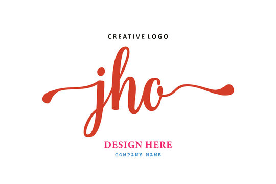 JHO lettering logo is simple, easy to understand and authoritative