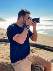 Photographer on the Beach