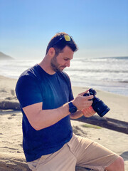 Photographer on the Beach