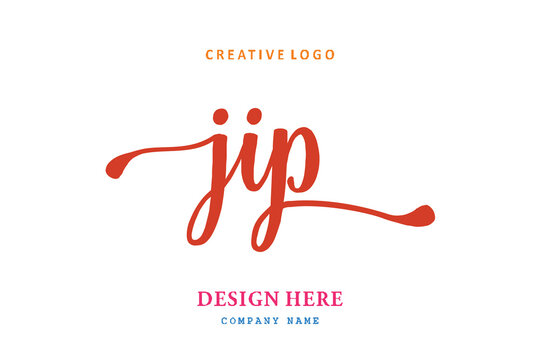 JIP lettering logo is simple, easy to understand and authoritative