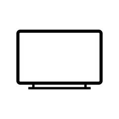 Television or Tv Icon Outline