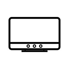 Television or Tv Icon Outline