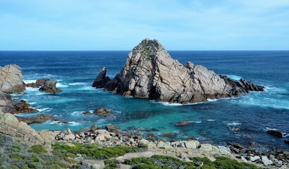 Sugarloaf Rock off the coast South West Western Australia