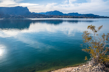 A breathtaking view of the lake in Cattail Cove SP, Arizona